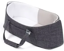 Doomoo Nest'n Go – Het Ideale Babynestje voor Thuis en Onderweg - Biokatoen - Grey