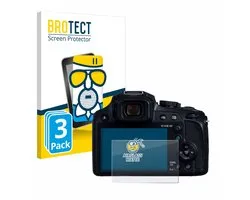 BROTECT - Screenprotector voor Panasonic Lumix DC-FZ82D - Folie Beschermfolie Beschermglas matte 3 Stuks