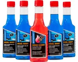 Lindemann Diesel Treatment Bundle - Diesel Cleaner - Motor Reiniger - Diesel Additief Voor Auto’s - Brandstofsysteem Reiniger - Roetfilter Reiniger Diesel - DPF Cleaner - Injector Reiniger Diesel - Katalysator Reiniger - Verhoogt Cetaangetal