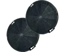 Multaparts® koolstof filter afzuigkap ø 15,2 x 1.6 cm - set a 2 stuks - | Filtercassette met actief kool om geurtjes tegen te gaan | Past in veel merken | Alternatief voor type 055093712, EFF75, 736965