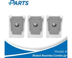 Sacs à poussière iRobot Roomba Combo j5+ de Plus.Parts® adaptés à iRobot - 3 pièces