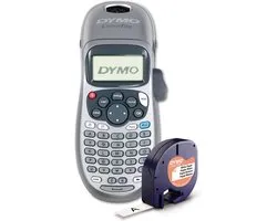 DYMO LetraTag LT-100H Labelprinter | Labelmaker met ABC-toetsenbord voor thuis en op kantoor | Zilver