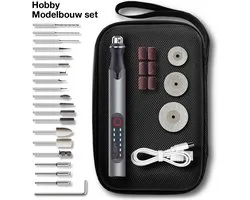 makewaze elektrische draadloos Graveerpen / Graveermachine / Graveerset - Multifunctionele Hobby Modelbouw set - USB oplaadbare doe het zelf engraving pen voor glas hout metaal steen plastic sieraden