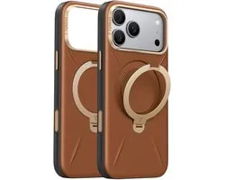 Torras - QPRO Leather Series - iPhone 18 Pro Max / iPhone 17 Pro Max - Brown