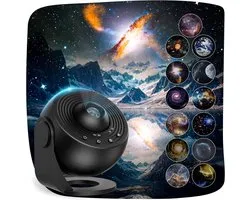 2025 Nieuw Model – 4K HD Sterrenprojector met 13 Ruimtemodi | Galaxy Projector & Planetarium Lamp | Volledige Koepelprojectie met Realistische Sterren en Planeten | Nachtlamp & Decoratie voor Slaapkamer en Thuisbioscoop