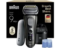 Braun Series 9 PRO+ 9675CC - Elektrisch Scheerapparaat met Trimmer - Ultradunne Precisiescheerbladen - Pro SensoAdapt - SmartCare Center