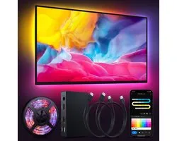 EDUP TV Led Strip HDMI Sync Box - Bande LED derrière le téléviseur - Éclairage d'ambiance Smart Home - Éclairage Ambient - Lumière de fond TV - 3,8 mètres