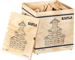 KAPLA - KAPLA Natuur houten kist - Constructiespeelgoed - 1000 Plankjes