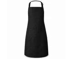 Tablier de cuisine Chef Rebel - Zwart - Réglable - Tablier de four - Professionnel - Déperlant - Sans logo ni texte