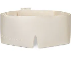 Dore & Rose - Slaapmasker - Oogmasker - Zijden Slaapmasker Voor Mannen en Vrouwen - Deep Sleep Mask - Eye Mask - Verduisterend - Wallen - Champagne - Nº 29 Joie de Vivre