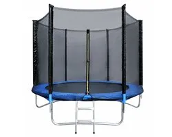 ORYXEARTH 8FT Trampoline – Strong Steel Frame – Safe Outdoor Fun – Heavy-Duty Design – High Capacity – Easy Assembly for Garden & Backyard – Perfect for Kids & Adults