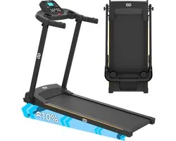 Tapis de course Infinity Goods - Pliable - Ceinture de marche - 12 programmes - Incl. Support de tablette - Fonction inclinaison - jusqu'à 12 km/h