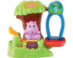 VTech ZoomiZooz Swing & Speel Schommel - Educatief Babyspeelgoed - Speelfigurenset