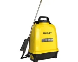 Stanley Druksproeier 12 L rug, rugsproeier tuin, drukspuit, elektrisch, heroplaadbare batterij lithium, telescopische lans, regelbare sproeikop, autonomie 2 h, max. 5 bar, 0.60 l/minuut, geel/zwart