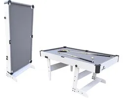 Cougar Hustle XL Pool Table 6ft Collapsible in Various Colours - Folding Billiard Table incl. Accessories - ShopVlot