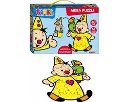 Studio 100 Bumba - Puzzelmat - Mega vloerpuzzel - 16 stukken - 60 cm groot - In een koffertje