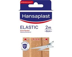 Hansaplast Elastic Pleisters - Wondpleisters - Wondverzorging - 2m x 6cm