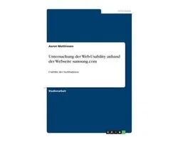 Untersuchung der Web-Usability anhand der Webseite samsung.com