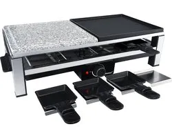 Steba RC 108 - 2-in-1 hoogwaardige Gourmet & Steengrill - 8 personen - 50 x 25 cm - 2000 Watt