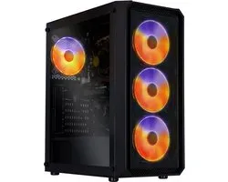 SMX® Battlestation M1A – Intel Core i5-12400F - RTX5060 - 32GB RAM - 1 TB SSD - ARGB-verlichting – Gaming-PC