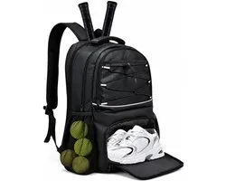 Tennisrugzak met Schoencompartiment - Grote Capaciteit - Multifunctionele Sporttas - Ideaal voor Tennis en Pickleball - ShopVlot