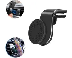 Magnetische telefoonhouder voor in de auto - Magneet - Ventilatierooster - Ventilator- Auto ventilatie - Smartphone - Mobielhouder - Autohouder - Auto telefoonhouder - Geschikt voor: Samsung / iPhone / Nokia / Huawei / Sony / LG / HTC - Universeel