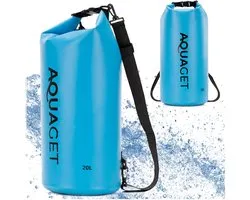 Aquaget® Drybag | Waterdichte Tas | 20 Liter | Blauw