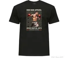 T-shirt de boxe 100 % Cotton Boxe Kickboxing Gym Training Muy Thai Martial Art t-shirt la boxe est ma passion Ring Rage Apparel t-shirt