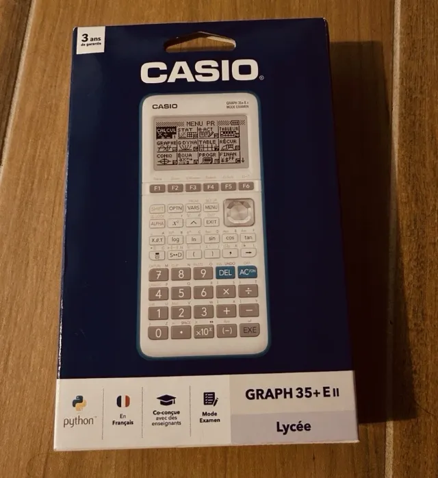 Casio GRAPH 35+E II calculatrice graphique programmable Python à pile