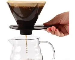 Koffiefilter - Koffiefilterhouder - Koffie Dripper - Filterhouder - Koffie Filter To Go - Koffiefilterhouder Met Tuit - Herbruikbaar - Milieuvriendelijke - Duurzaam - Espresso - Barista - Pour Over Koffie - Voor Thuiskantoor, Reizen, Kamperen