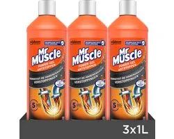 Mr. Muscle Power Gel Ontstopper - 3 x 1000 ml - Voordeelverpakking