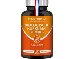 Nutrimea - Kurkuma – Gember – Ontstekingsremmer – Antioxidant - 60 caps NL-BIO-01