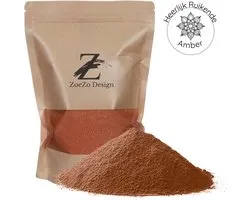 ZoeZo Design - Bougie Sable Brun - Parfum Geur - 400 g - Fabrication de Bougies DIY - Réutilisable - Comprend 4 mèches - Durée de combustion de 50 heures - Sable de bougie - Cire de bougie - Poudre de bougie - Bougie unique
