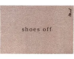 Mad About Mats - ANOUK - shoes off - deurmat - schoonloop/scraper - wasbaar - 50x75cm