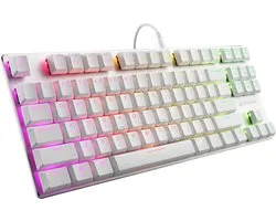 Sharkoon PureWriter TKL RGB Red, USB, Clavier mécanique, QWERTY, LED, Blanc