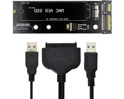 SSD naar SATA Adapter Kabel voor MacBook Air 2010-2011 - 12+6 Pin naar USB 3.0