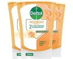 Dettol No-Touch Refill Extra Care Honey & Sheabutter 250ML x 3