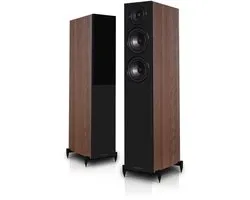 Wharfedale Diamond 12.3i Vloerstaande Speaker – Krachtige Bas – 2,5-weg – 130mm Driver – 38Hz-20kHz – Passieve Speaker – Walnoot