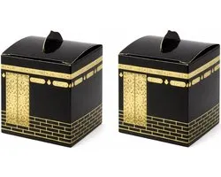 Baraka Treasures Mysterybox - 2 Stuks - Mystery Box - Islamitisch Cadeau - Eid Cadeau - Ramadan Cadeau - Tasbih + Snoep + Speeltje - Verrassing - 6.5cm x 6.5cm x 6.5cm