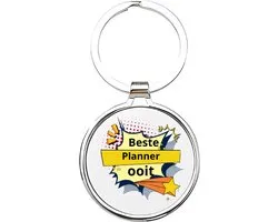 Akyol - de beste planner ooit Sleutelhanger - Werk - de beste planner - planner - plannen - coördinatoren - coördinator - werk - baas - manager - cadeau voor een collega - supply chain - logistiekmedewerker - 4 x 7,5 CM