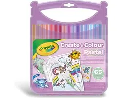 Crayola - Pastel - Stift - Kofferset SuperTips Afwasbare Stiften