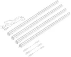 parlat LED-kastarmaturen Rigel, 87,3 cm elk, 1002lm elk, warm-wit, set van 4