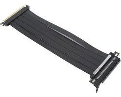 PCIe 4.0 X16 GPU Riser Kabel - Vrouwelijk - 180 Graden Hoek - Hoogwaardige EMI-Bescherming - Geschikt voor RTX4090 RTX3090ti
