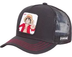 Capslab One Piece Trucker Cap CL-OP1-1-LUF2, Homme, Zwart, Casquette, taille: Taille unique