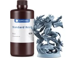 Anycubic Standard Résine Grise 1KG – Résine UV de Haute Précision pour Imprimantes 3D LCD/DLP/SLA
