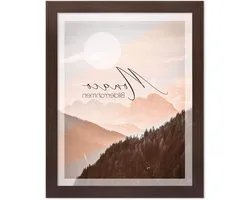 BIRAPA Photo frames Monaco 40x50 cm in dark oak with anti-reflective glass - choice of colour and size
