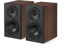 Wharfedale Diamond 12.2i Boekenplank Speakers – Stereo Hifi Set – 2-weg Luidsprekers – Compact Formaat – Passieve Speakers – Walnoot