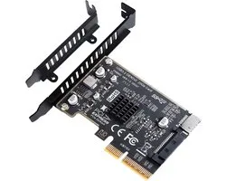 GRAUGEAR 20 Gbit/s USB-controller PCI-uitbreidingskaart [extra USB E-poort] - ShopVlot