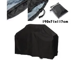 Housse de barbecue étanche - Housse de grill - compatible avec Weber Spirit 300 et série 200 - compatible avec Weber Spirit I et II E310, E330, E315, Housse de grill robuste étanche - Noir - 170x61x117cm