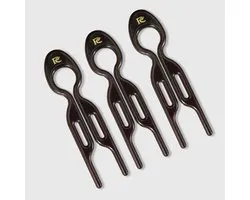 Pinclip Hairpin set van 3 Black